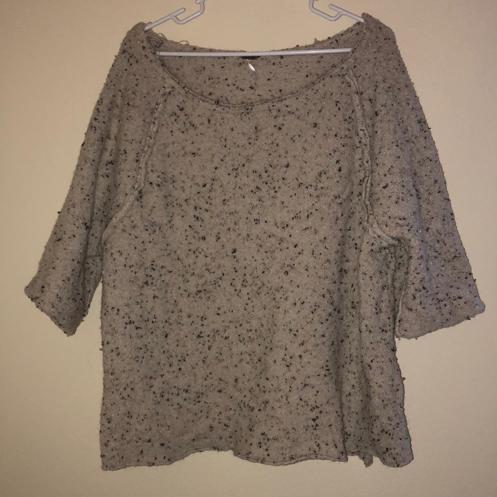 Free people off the shoulder sweater